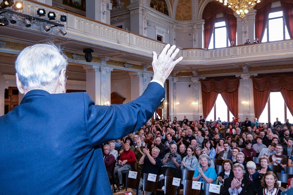 Slavnosti svobody 2019 - Beseda veteránů s veřejností (foto: M. Pecuch, 4.5.2019)