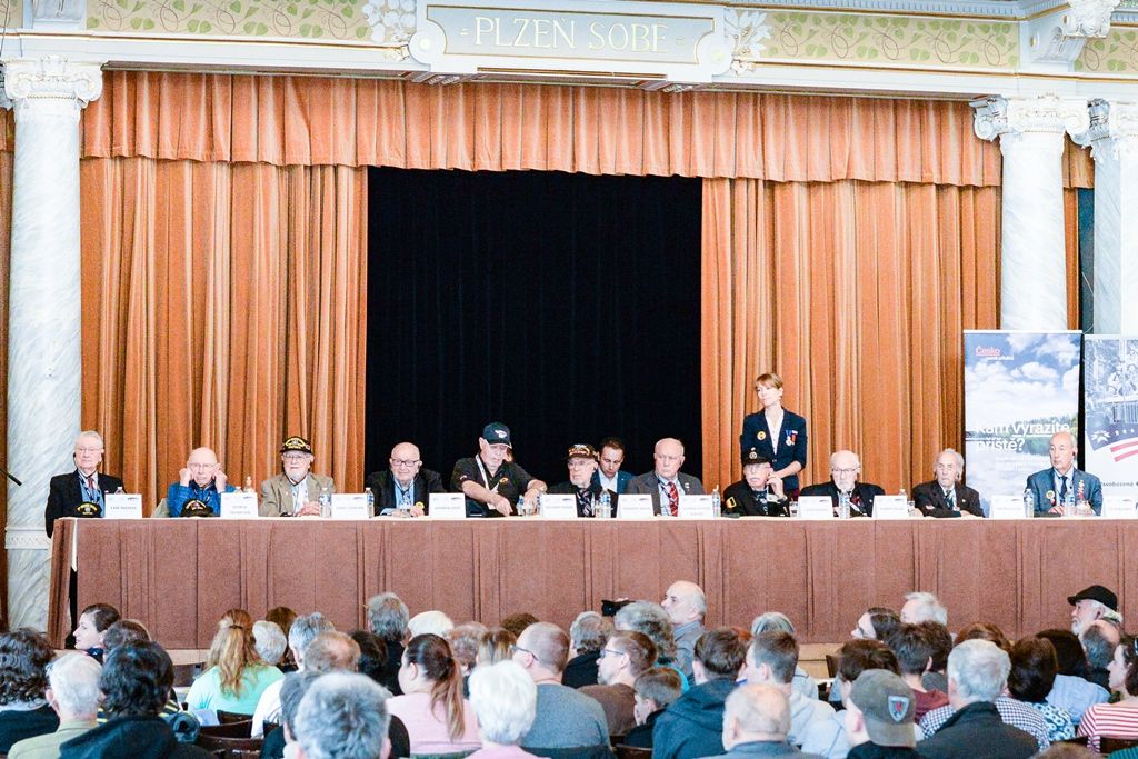 Slavnosti svobody 2019 - Beseda veteránů s veřejností (foto: M. Pecuch, 4.5.2019)