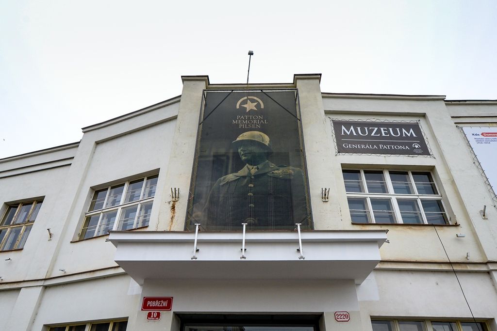 Slavnosti svobody 2019 - Rozpracované expozice Muzea Patton Memorial Pilsen (foto: M. Pecuch, 4.5.2019)