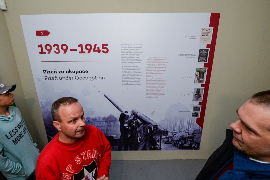 Slavnosti svobody 2019 - Rozpracované expozice Muzea Patton Memorial Pilsen (foto: M. Pecuch, 4.5.2019)