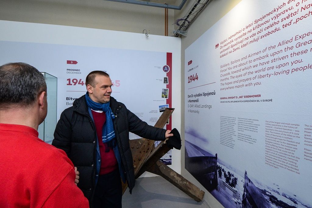 Slavnosti svobody 2019 - Rozpracované expozice Muzea Patton Memorial Pilsen (foto: M. Pecuch, 4.5.2019)