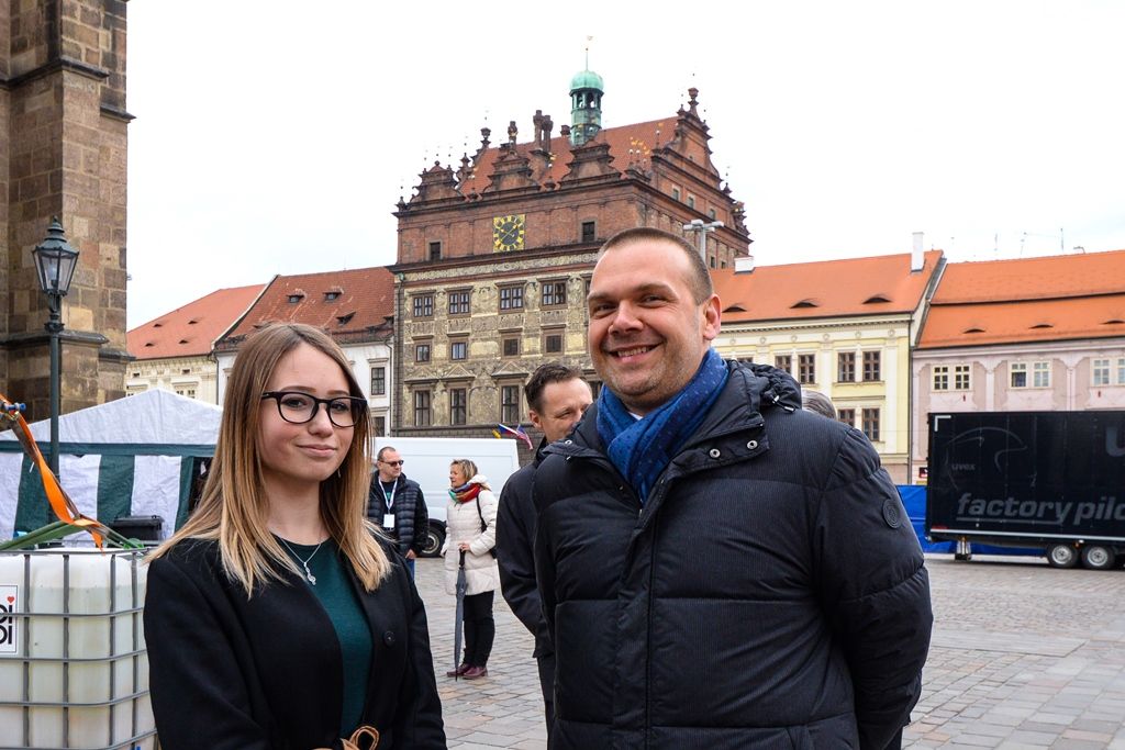 Slavnosti svobody 2019 - Stipendium gen. Pattona pro Adélu Machovou (foto: M. Pecuch, 4.5.2019)