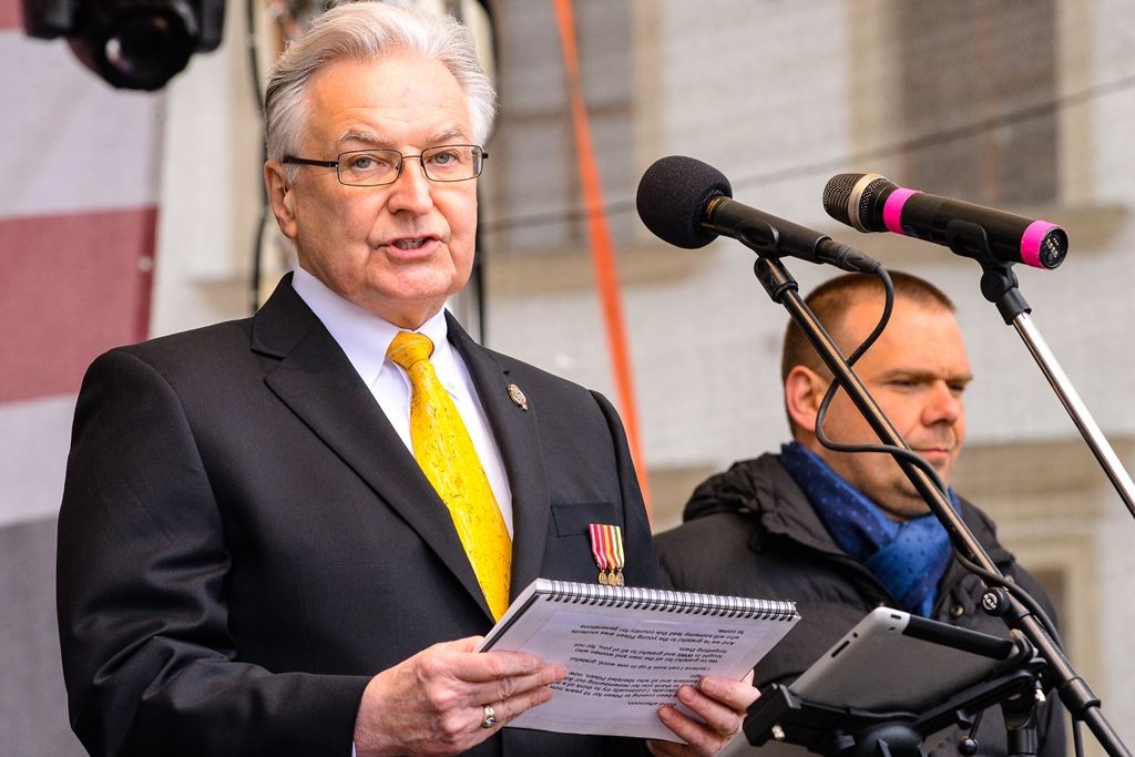 Slavnosti svobody 2019 - Stipendium gen. Pattona pro Adélu Machovou (foto: M. Pecuch, 4.5.2019)