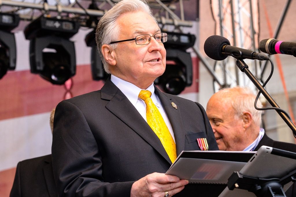 Slavnosti svobody 2019 - Stipendium gen. Pattona pro Adélu Machovou (foto: M. Pecuch, 4.5.2019)