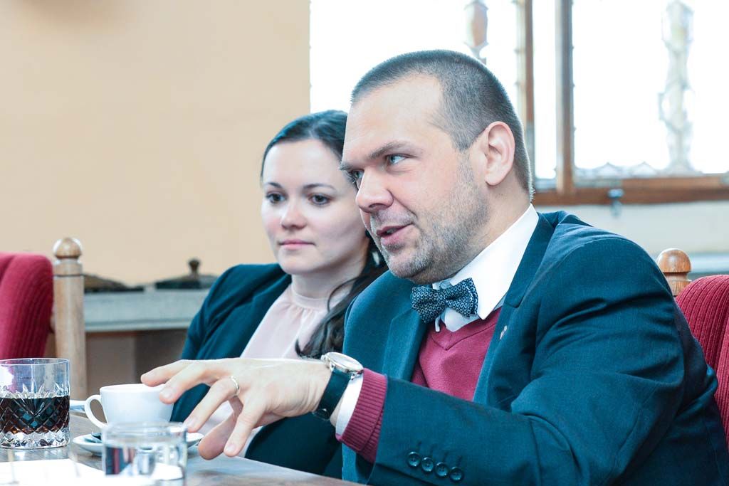 Slavnosti svobody 2019 - Setkání s velvyslanci a pietní akt na plzeňské radnici (foto: M. Pecuch, 6.5.2019)