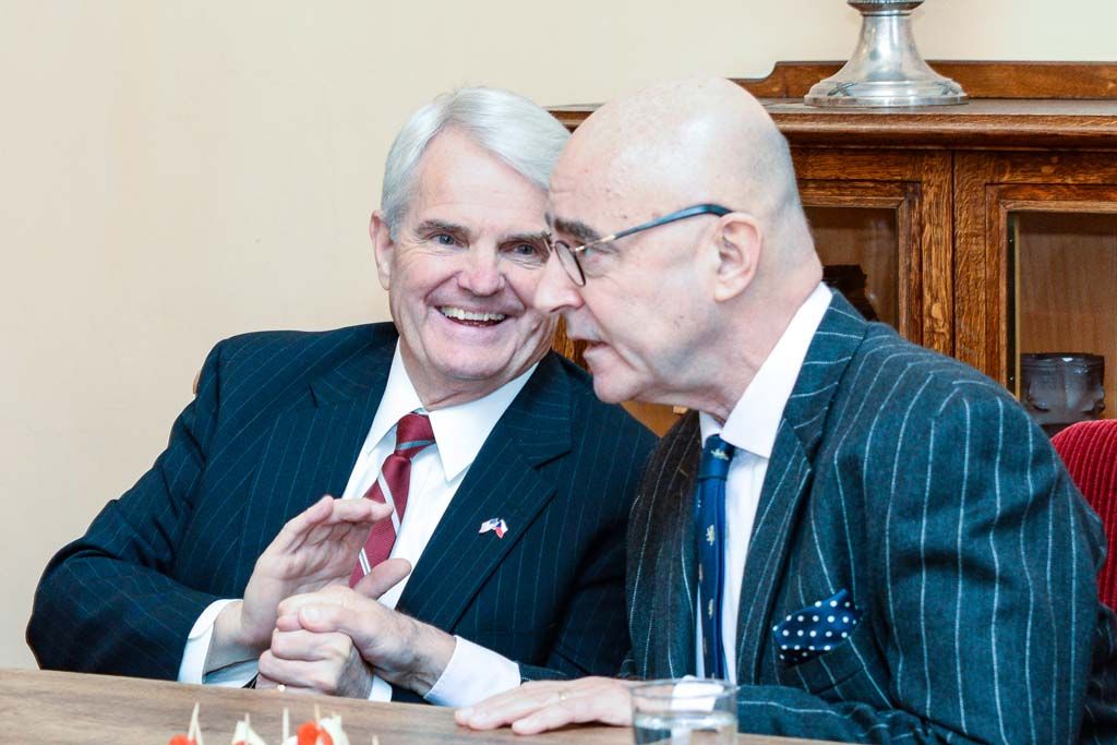 Slavnosti svobody 2019 - Setkání s velvyslanci a pietní akt na plzeňské radnici (foto: M. Pecuch, 6.5.2019)