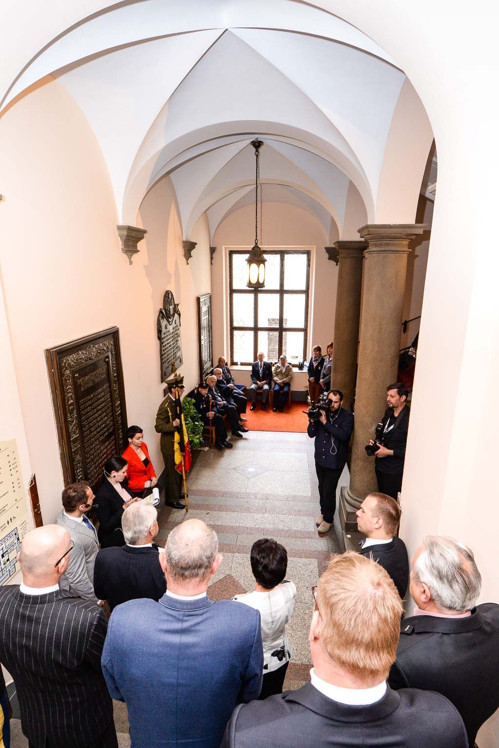 Slavnosti svobody 2019 - Setkání s velvyslanci a pietní akt na plzeňské radnici (foto: M. Pecuch, 6.5.2019)