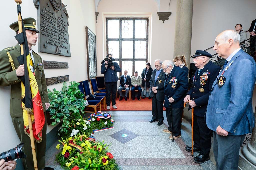 Slavnosti svobody 2019 - Setkání s velvyslanci a pietní akt na plzeňské radnici