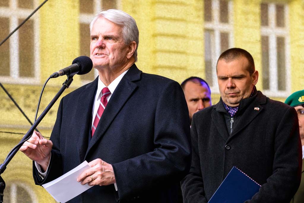 Slavnosti svobody 2019 - Vzpomínka u Díky, Ameriko! (foto: M. Pecuch, 6.5.2019)