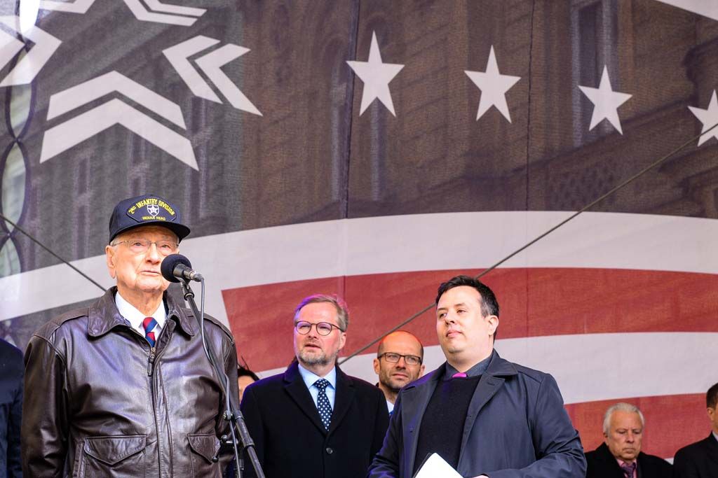 Slavnosti svobody 2019 - Vzpomínka u Díky, Ameriko! (foto: M. Pecuch, 6.5.2019)