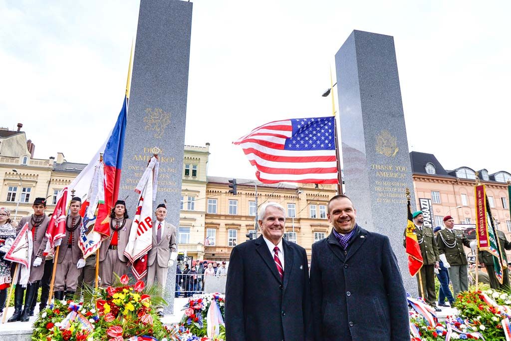 Slavnosti svobody 2019 - Vzpomínka u Díky, Ameriko! (foto: M. Pecuch, 6.5.2019)