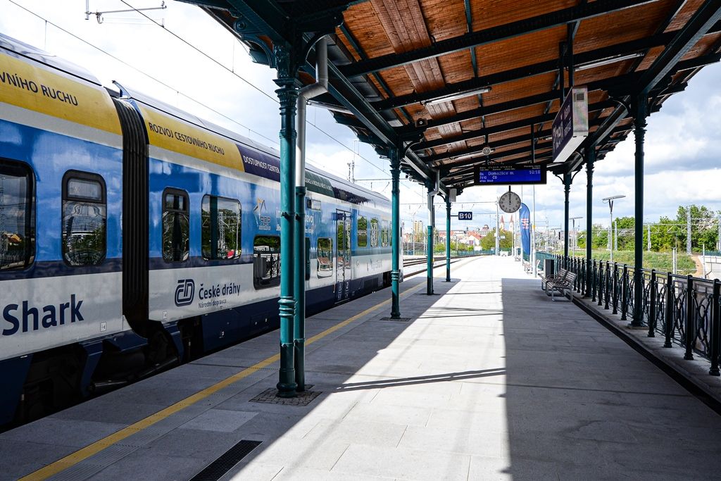 Modernizované hlavní vlakové nádraží Plzeň (foto: M. Pecuch, 14.5.2019)