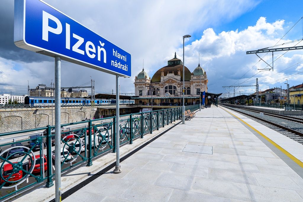 Modernizované hlavní vlakové nádraží Plzeň