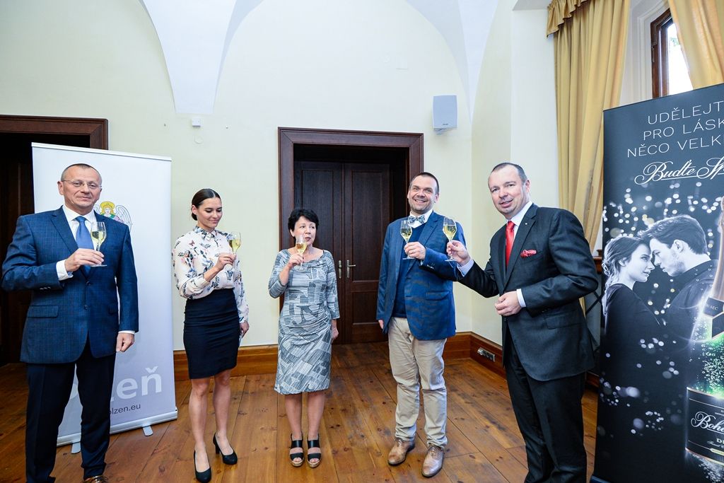 Město Plzeň a Bohemia Sekt se budou vzájemně propagovat (foto: M. Pecuch, 17.5.2019)