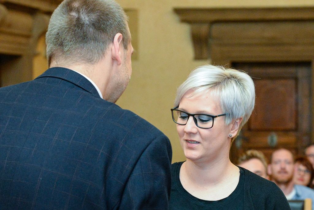Město a Český červený kříž ocenily dárce krve (foto: M. Pecuch, 20.5.2019)