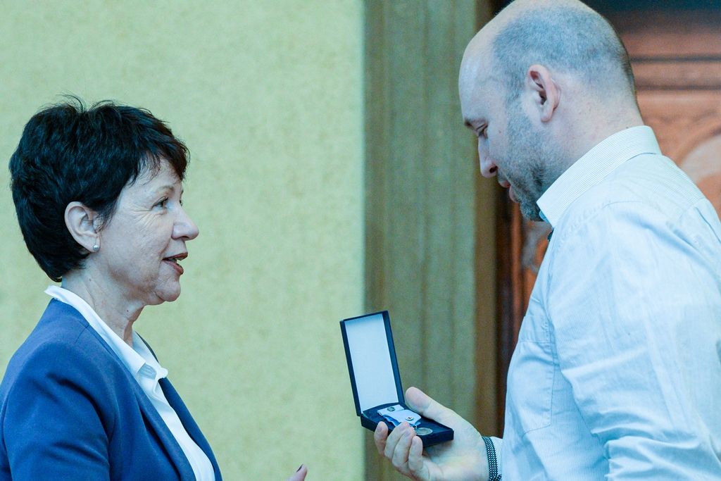 Město a Český červený kříž ocenily dárce krve (foto: M. Pecuch, 20.5.2019)