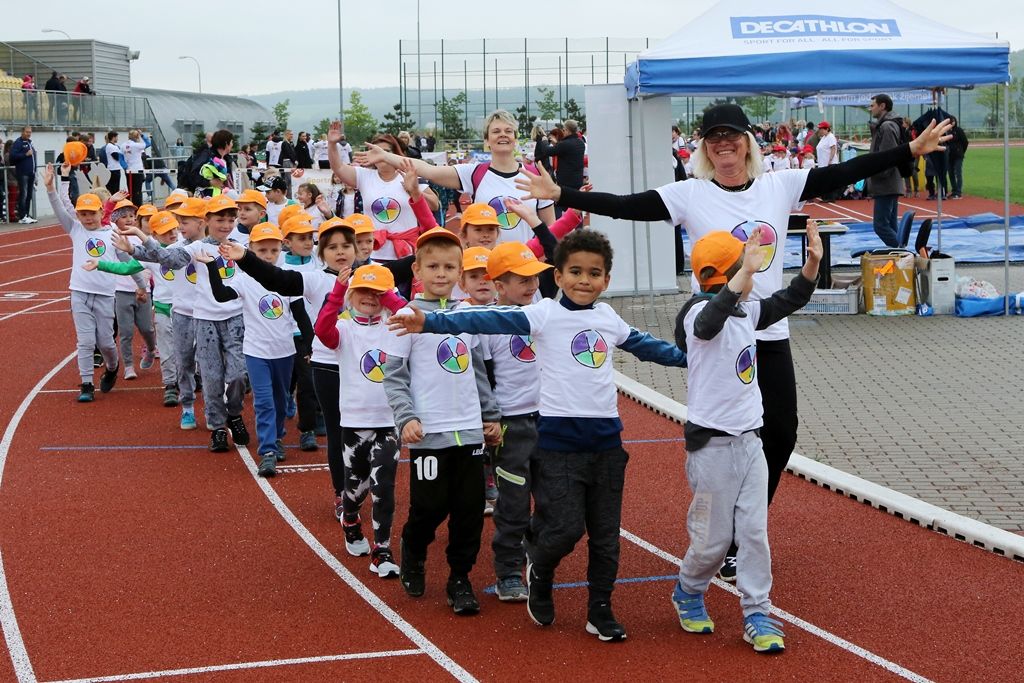 Sportovní hry mateřských škol v Plzni 2019 (foto: Z. Vaiz, 21.5.2019)