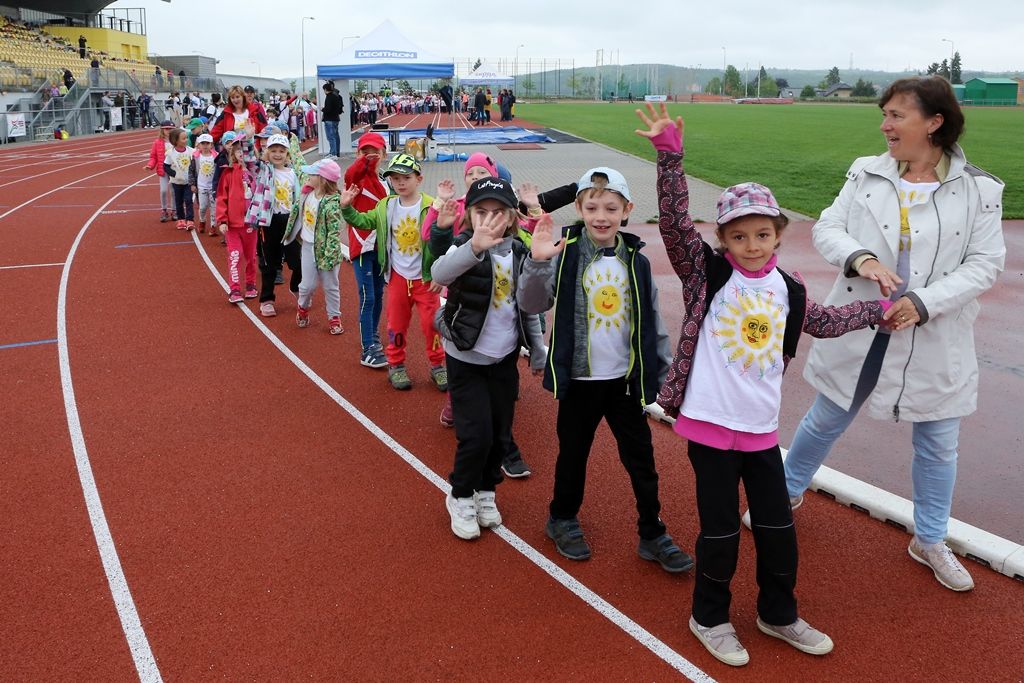 Sportovní hry mateřských škol v Plzni 2019 (foto: Z. Vaiz, 21.5.2019)