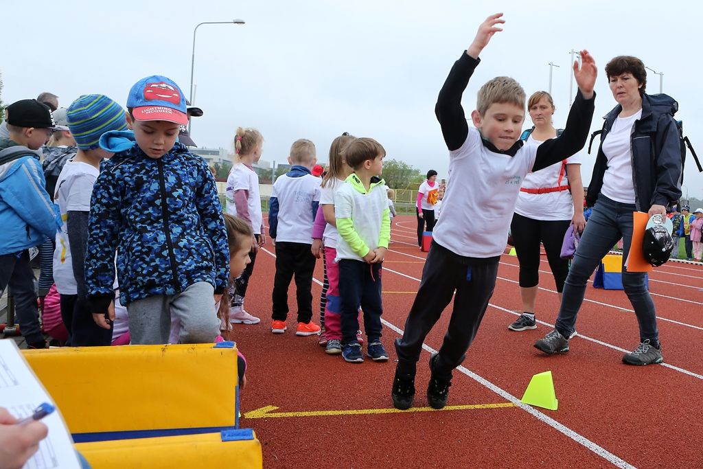Sportovní hry mateřských škol v Plzni 2019 (foto: Z. Vaiz, 21.5.2019)