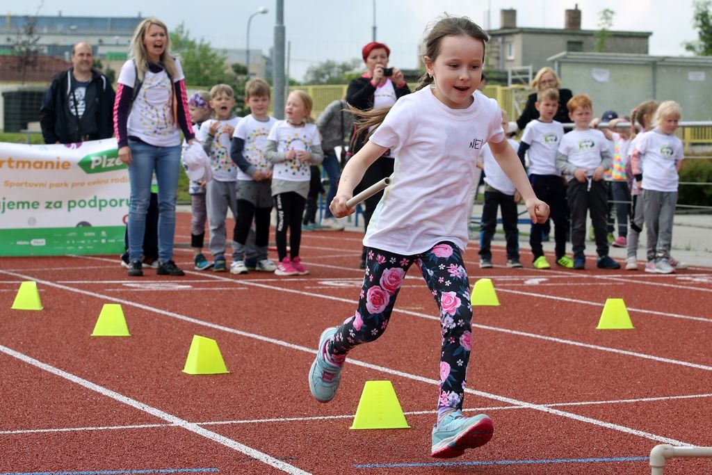 Sportovní hry mateřských škol v Plzni 2019 (foto: Z. Vaiz, 21.5.2019)