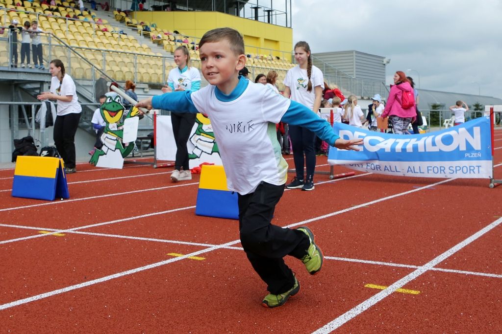 Sportovní hry mateřských škol v Plzni 2019 (foto: Z. Vaiz, 21.5.2019)