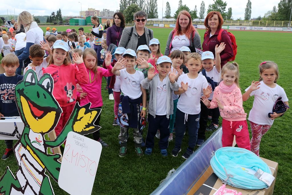 Sportovní hry mateřských škol v Plzni 2019 (foto: Z. Vaiz, 21.5.2019)