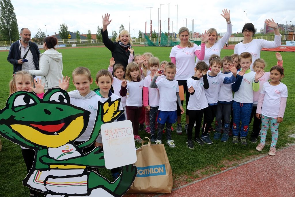 Sportovní hry mateřských škol v Plzni 2019 (foto: Z. Vaiz, 21.5.2019)