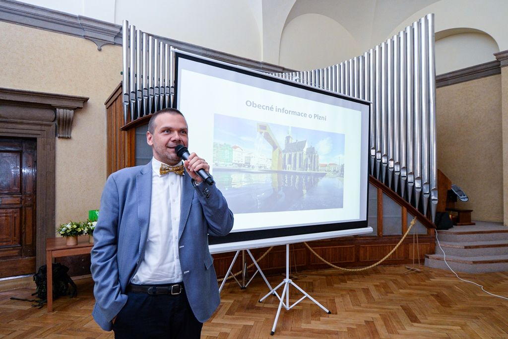 Přijetí velitelů posádkových velitelství na plzeňské radnici (foto: M. Pecuch, 11.6.2019)