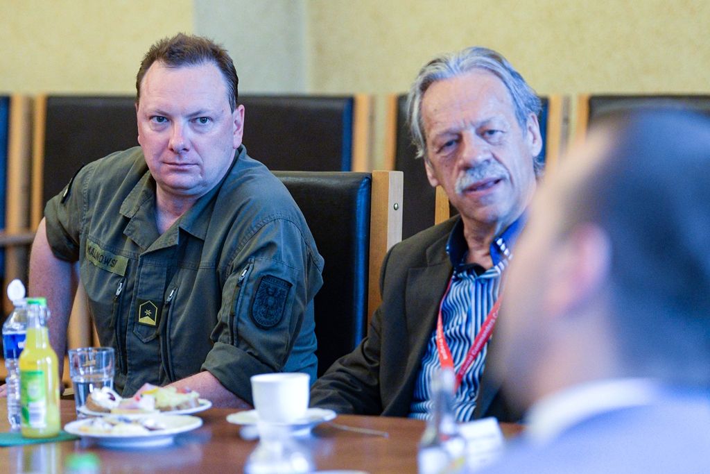 Přijetí velitelů posádkových velitelství na plzeňské radnici (foto: M. Pecuch, 11.6.2019)