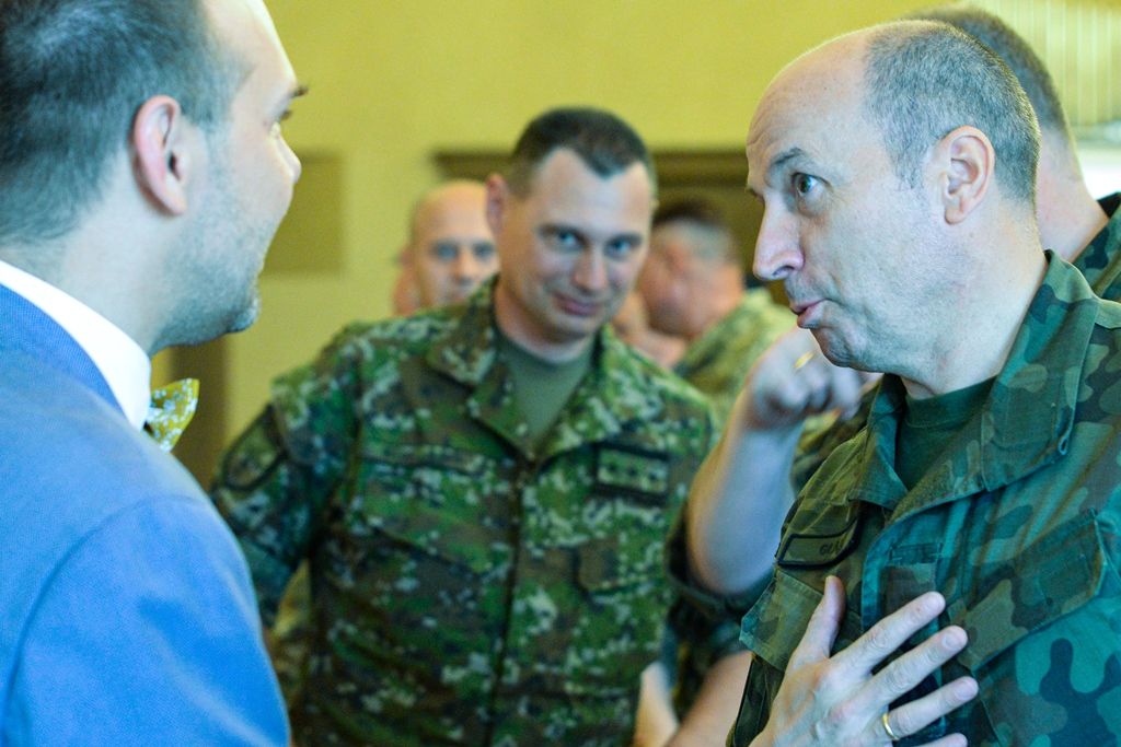 Přijetí velitelů posádkových velitelství na plzeňské radnici (foto: M. Pecuch, 11.6.2019)