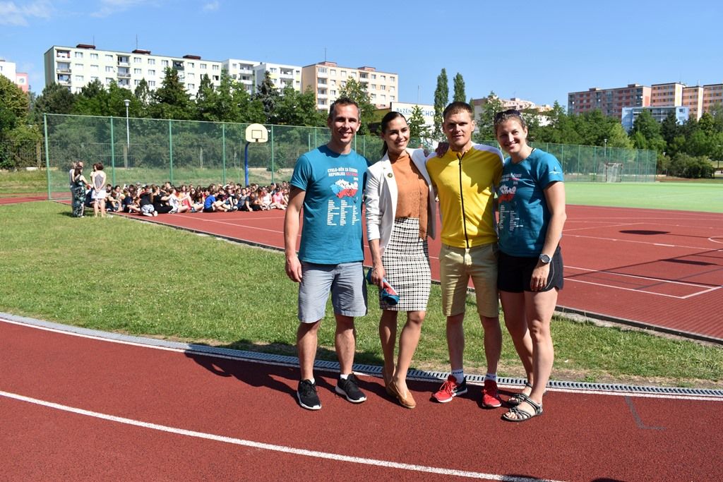 Cyklo-běh za ČR bez drog (foto: A. Jarošová, 18.6.2019)