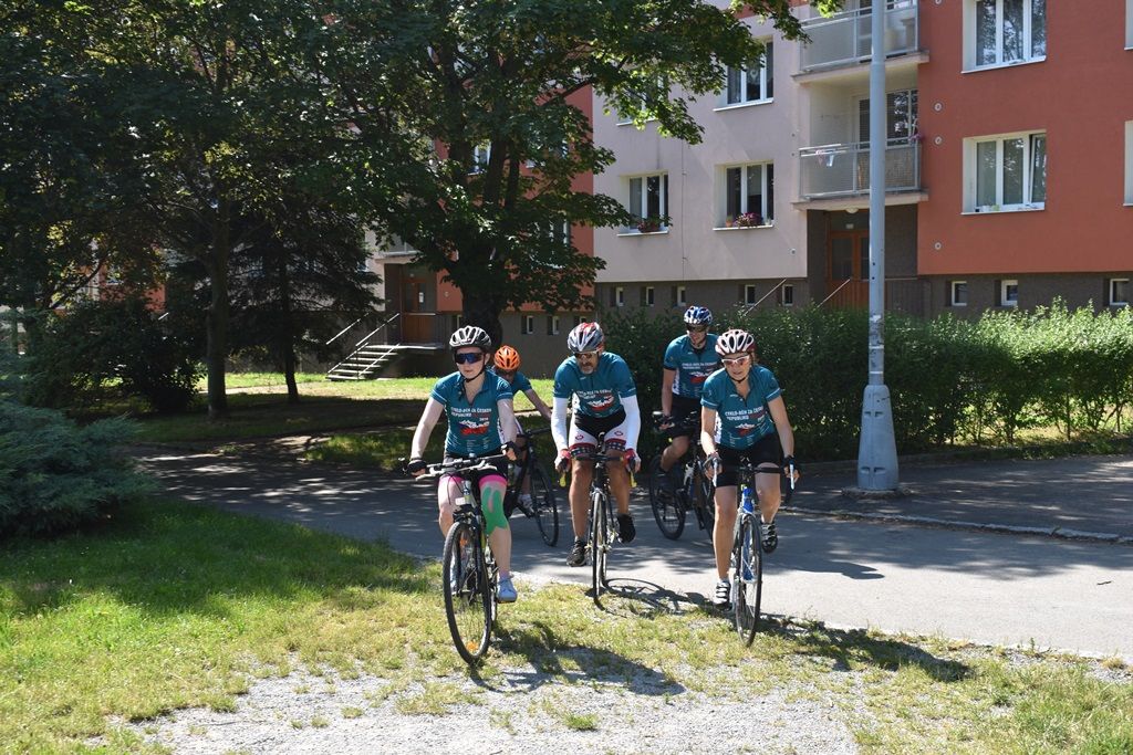 Cyklo-běh za ČR bez drog (foto: A. Jarošová, 18.6.2019)