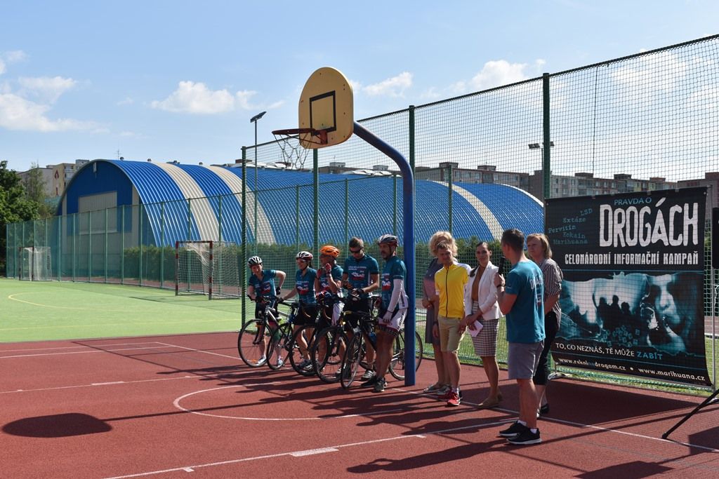 Cyklo-běh za ČR bez drog (foto: A. Jarošová, 18.6.2019)