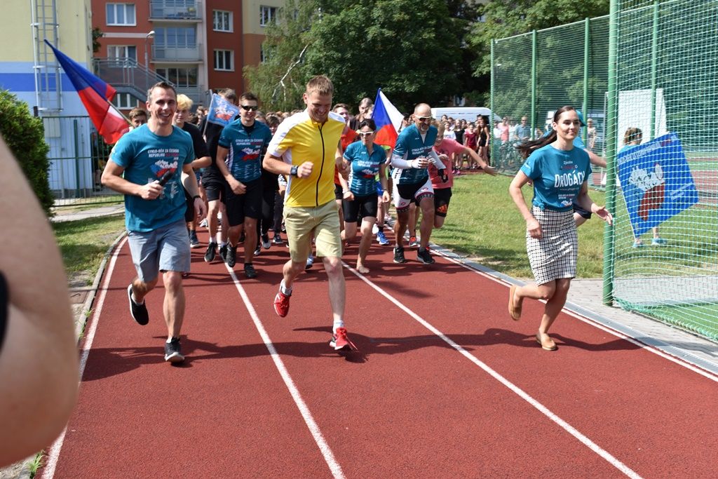 Cyklo-běh za ČR bez drog (foto: A. Jarošová, 18.6.2019)