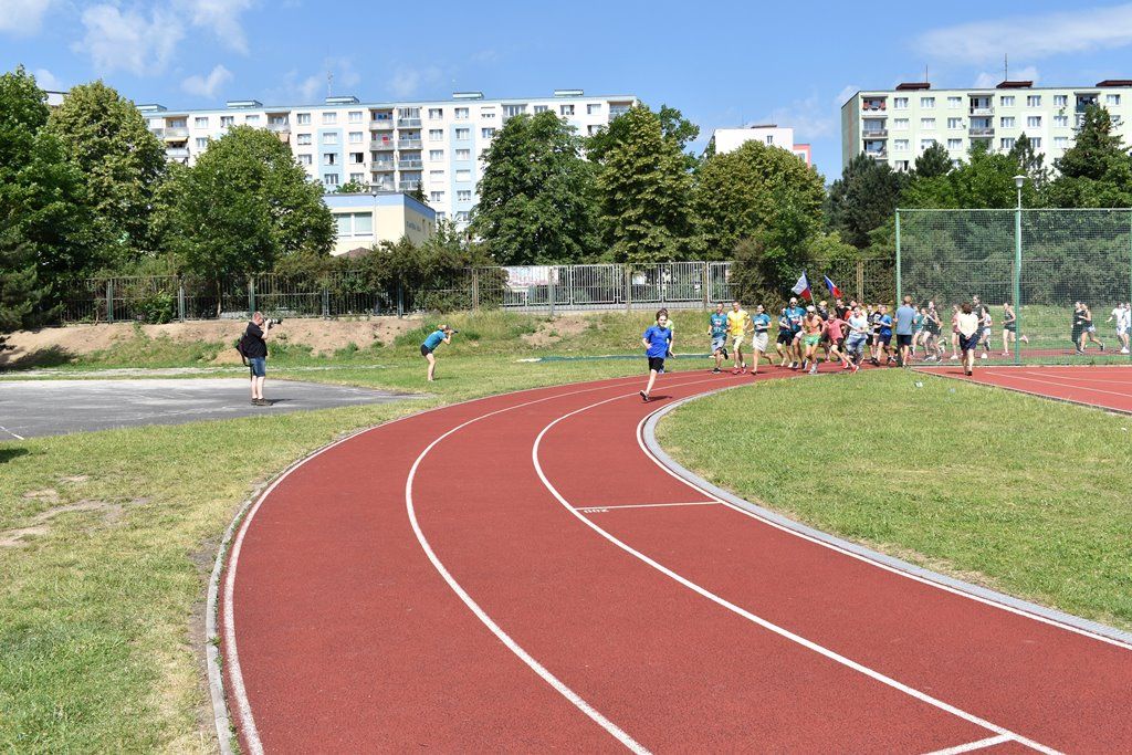 Cyklo-běh za ČR bez drog (foto: A. Jarošová, 18.6.2019)