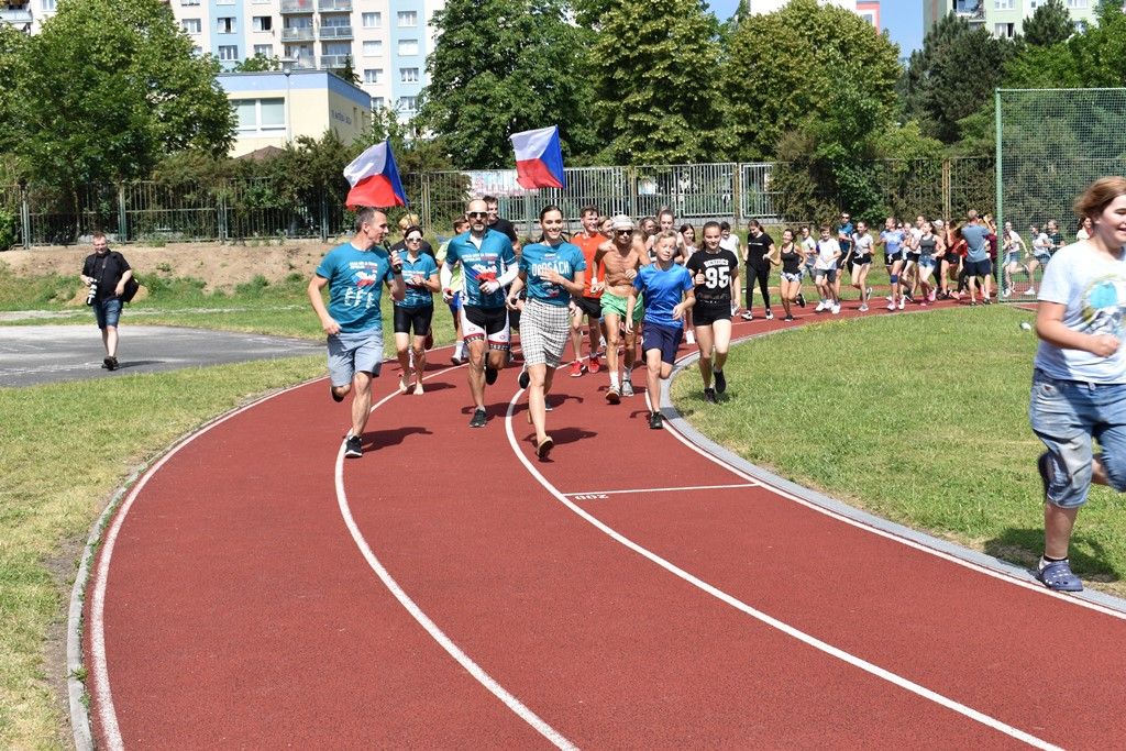 Cyklo-běh za ČR bez drog (foto: A. Jarošová, 18.6.2019)