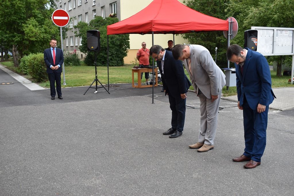 Pietní akt za Heliodora Píku (fotografie: A. Jarošová, 21.6.2019)