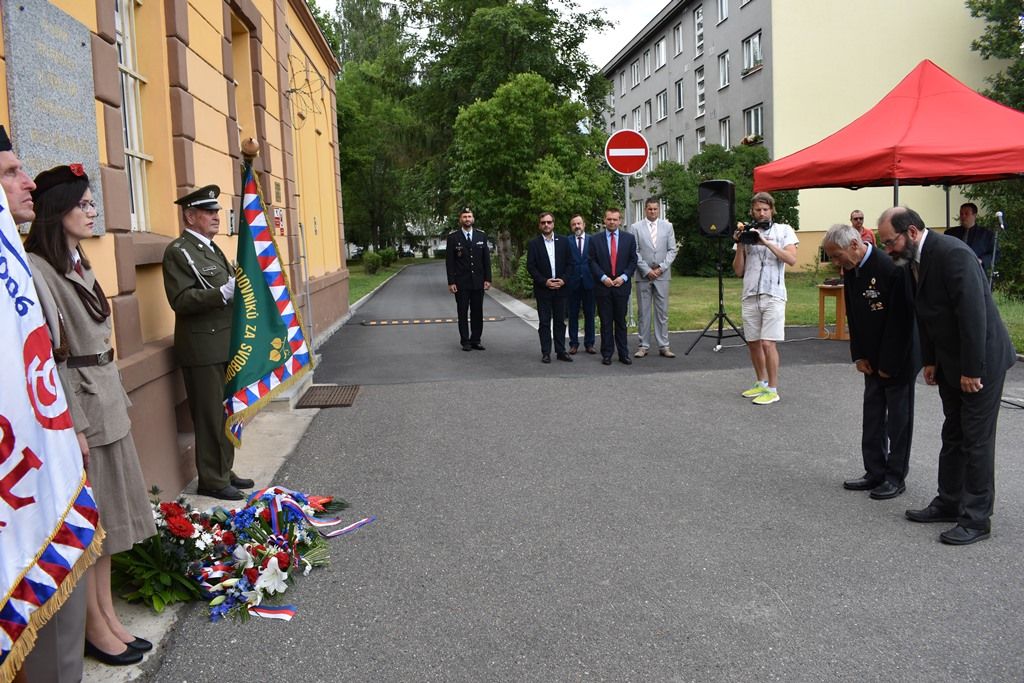 Pietní akt za Heliodora Píku (fotografie: A. Jarošová, 21.6.2019)