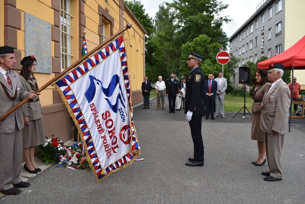 Pietní akt za Heliodora Píku (fotografie: A. Jarošová, 21.6.2019)