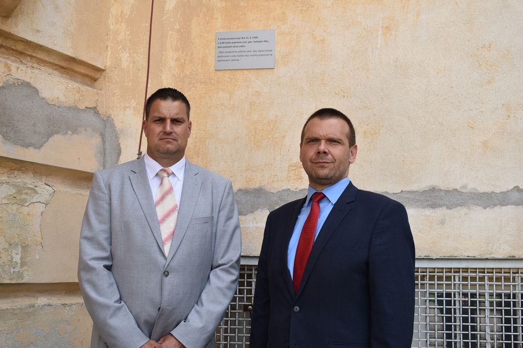 Pietní akt za Heliodora Píku (fotografie: A. Jarošová, 21.6.2019)