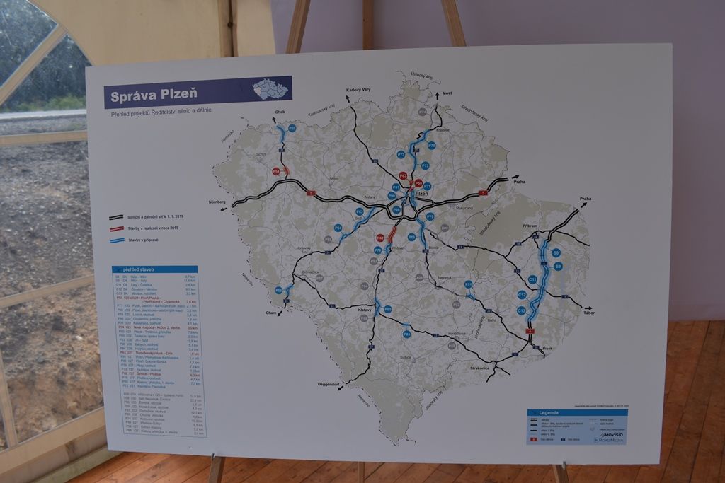 Zahájení stavby silnice I/27 v úseku Třemošenský rybník - Orlík (foto: A. Jarošová, 27.6.2019)