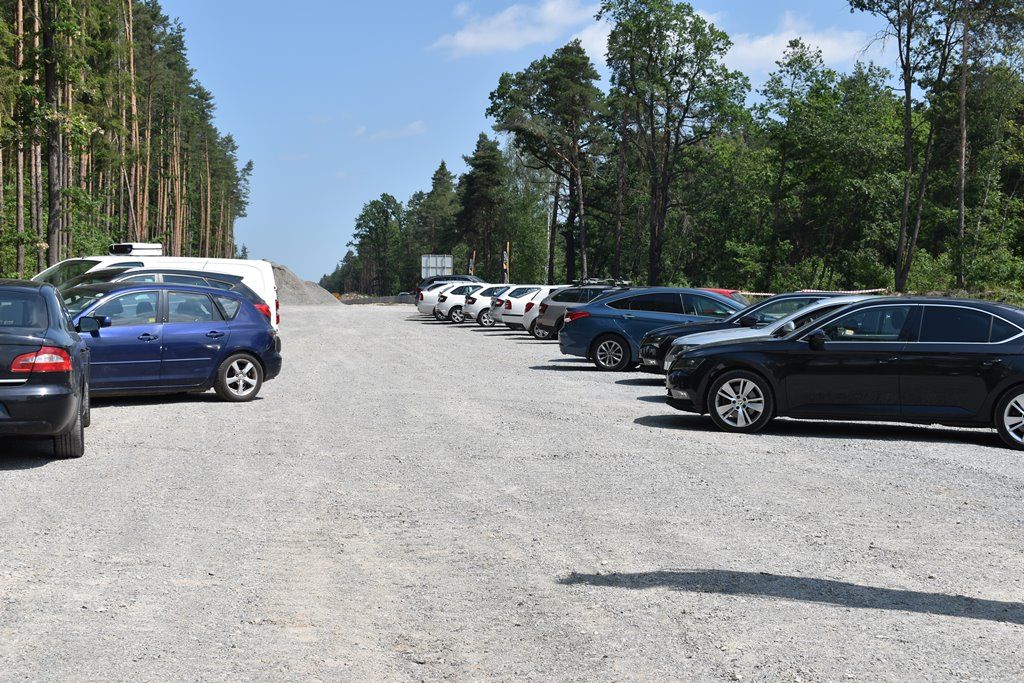 Zahájení stavby silnice I/27 v úseku Třemošenský rybník - Orlík (foto: A. Jarošová, 27.6.2019)