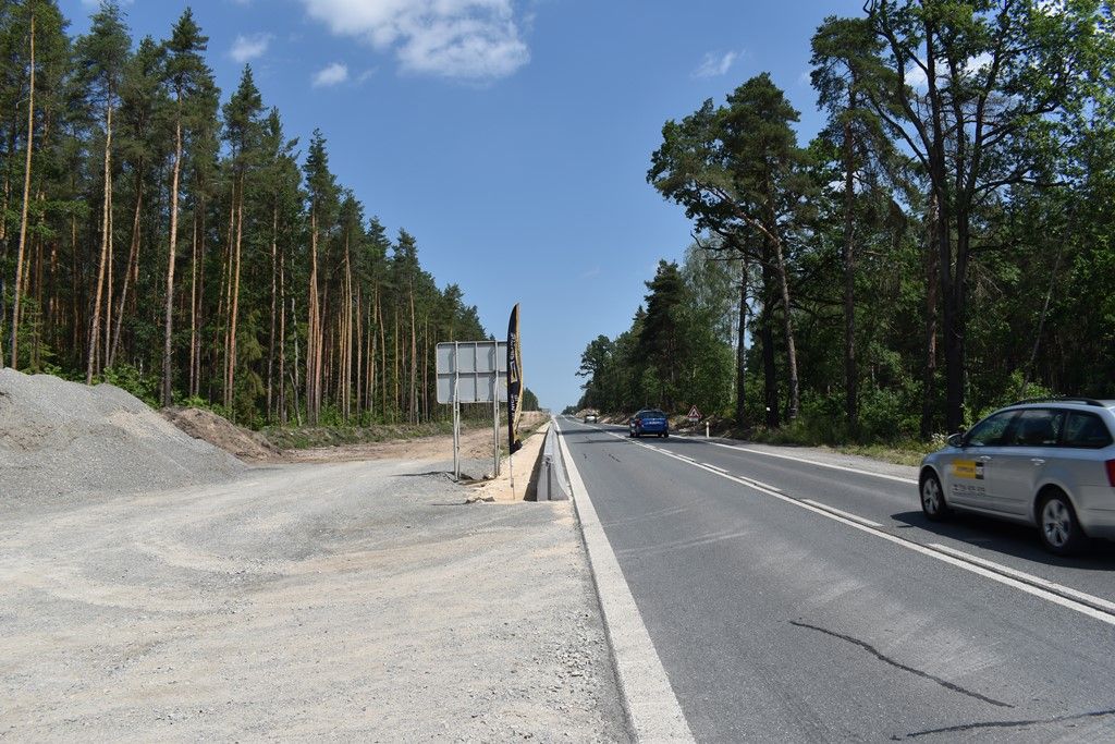 Zahájení stavby silnice I/27 v úseku Třemošenský rybník - Orlík (foto: A. Jarošová, 27.6.2019)
