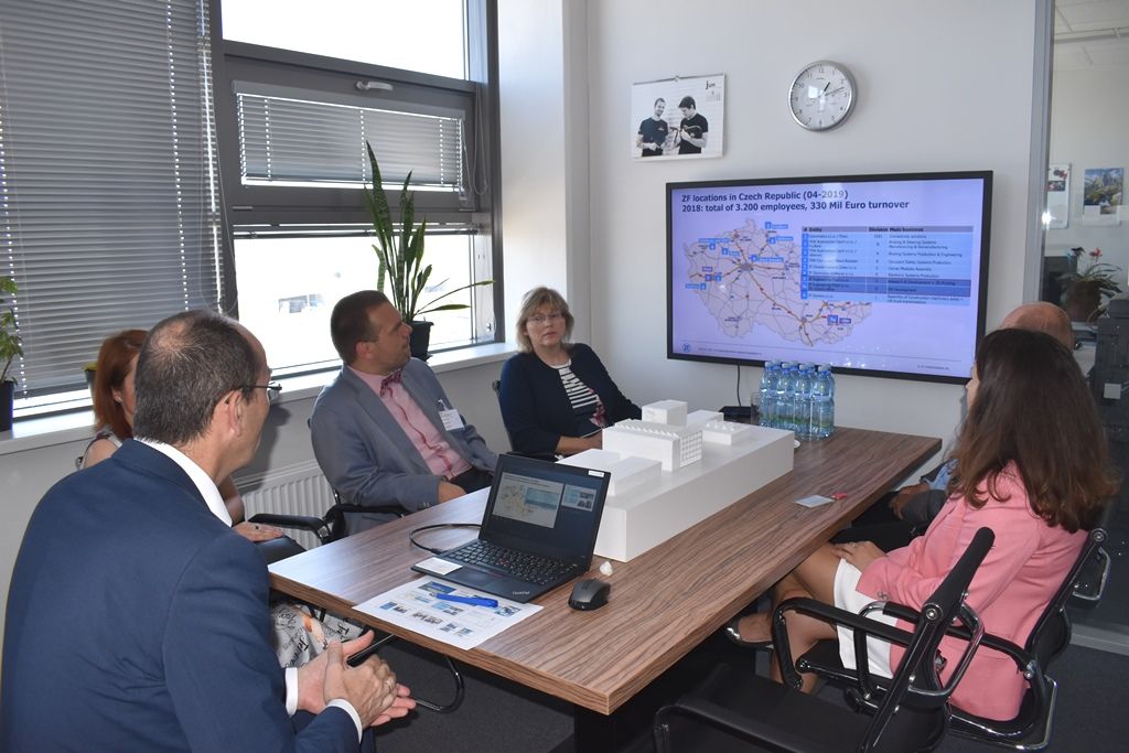 Primátor navštívil ZF Engineering Plzeň (foto: A. Jarošová, 28.6.2019)
