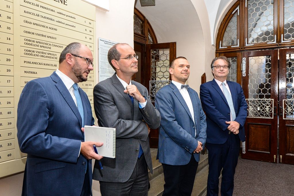 Výstava Diplomacie mezi Prahou a Berlínem – Dvojí začátek 1918/1993 (foto: M. Pecuch, 15.7.2019)