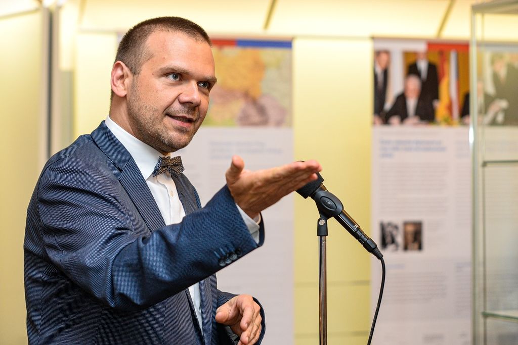 Výstava Diplomacie mezi Prahou a Berlínem – Dvojí začátek 1918/1993 (foto: M. Pecuch, 15.7.2019)