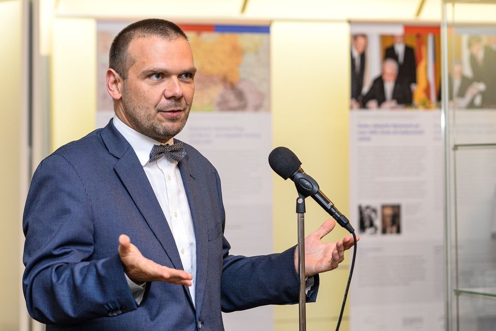 Výstava Diplomacie mezi Prahou a Berlínem – Dvojí začátek 1918/1993 (foto: M. Pecuch, 15.7.2019)