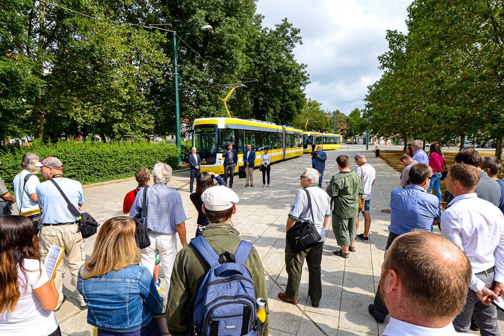 Plzeň pouští do provozu tramvaje nové generace (foto: M. Pecuch, 8.8.2019)