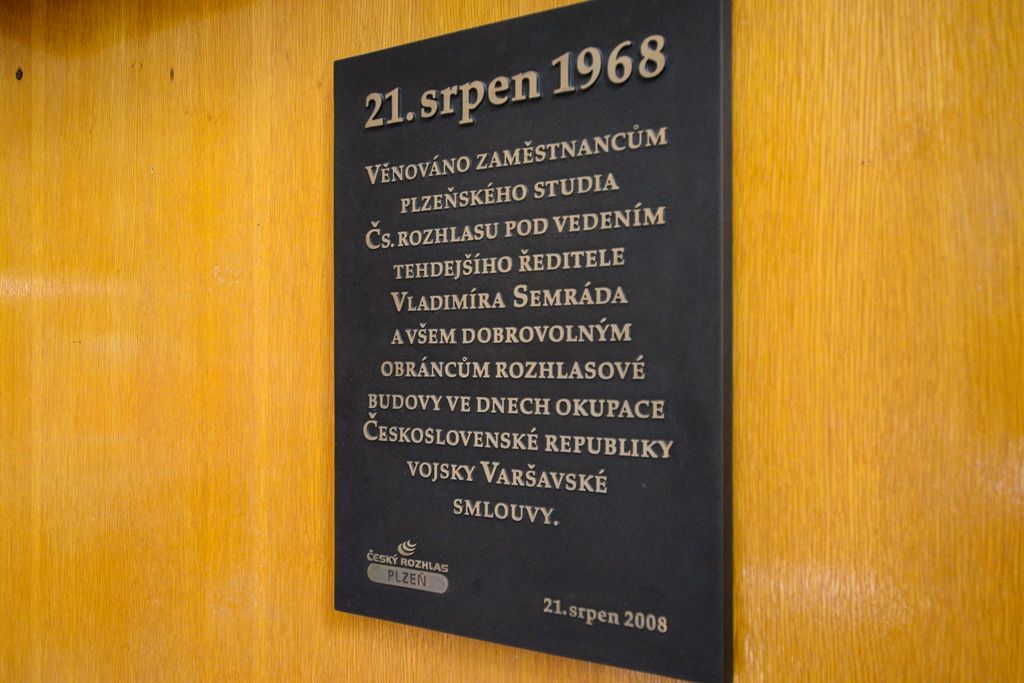 Plzeň si připomněla srpnové události roku 1968 (foto: M. Pecuch, 21.8.2019)