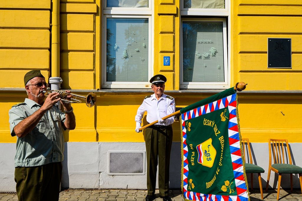 Plzeň si připomněla srpnové události roku 1968 (foto: M. Pecuch, 21.8.2019)